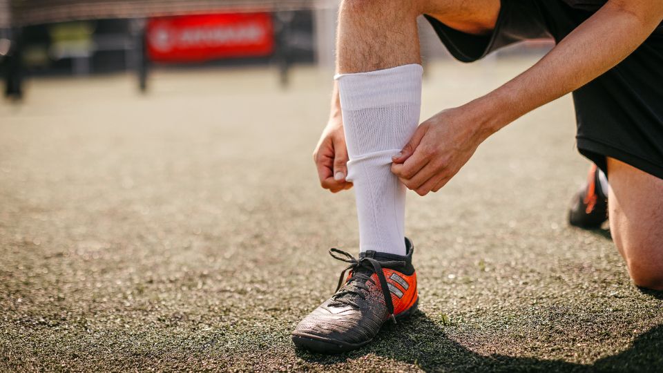 Put on Compression Socks for Travel