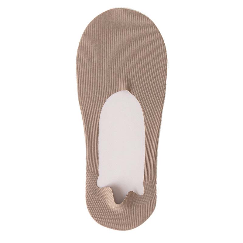 Plusock Ice Silk Striped No Show Socks(6 Pairs)