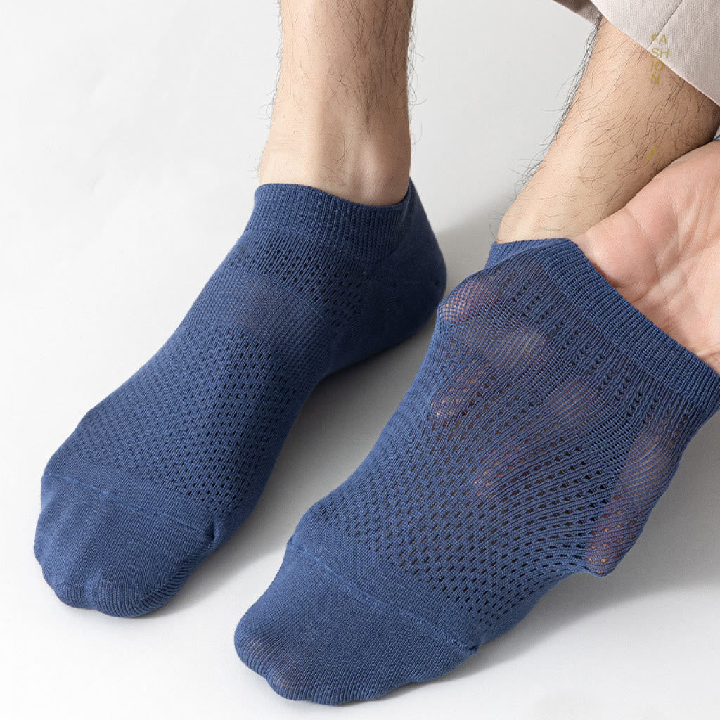 Plus Size Antibacterial Ankle Socks(6 Pairs)