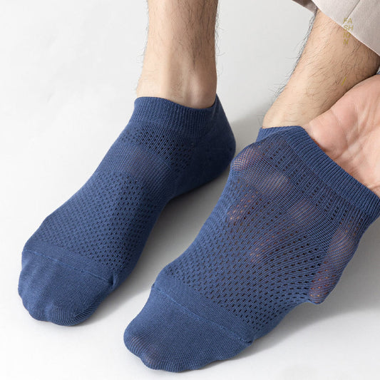 Plusock Plus Size Antibacterial Ankle Socks(6 Pairs)