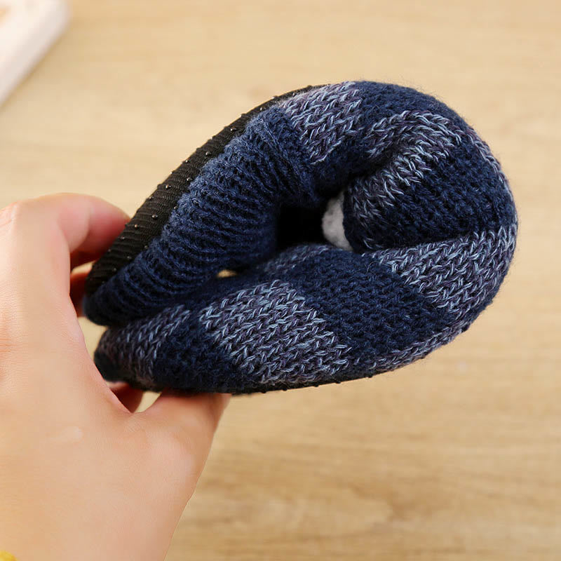 Plus Size Plaid Slipper Socks
