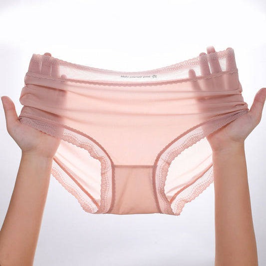 Plusock Plus Size Ultra Thin Ice Silk Panty(3 Packs)