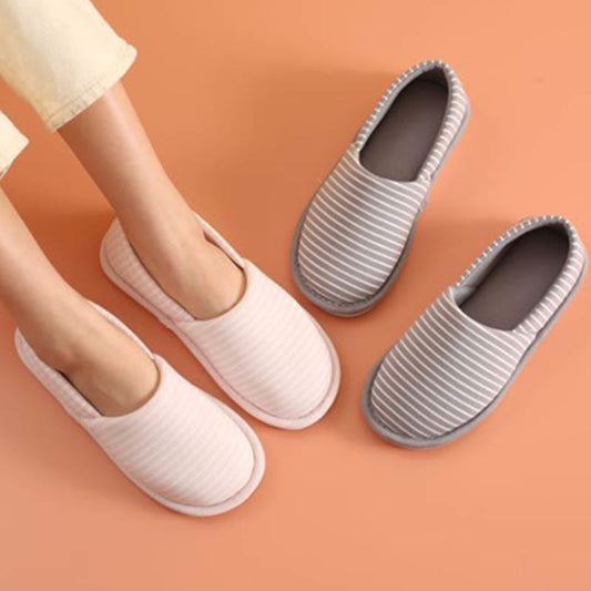 Plusock Plus Size Stripe Slipper Socks