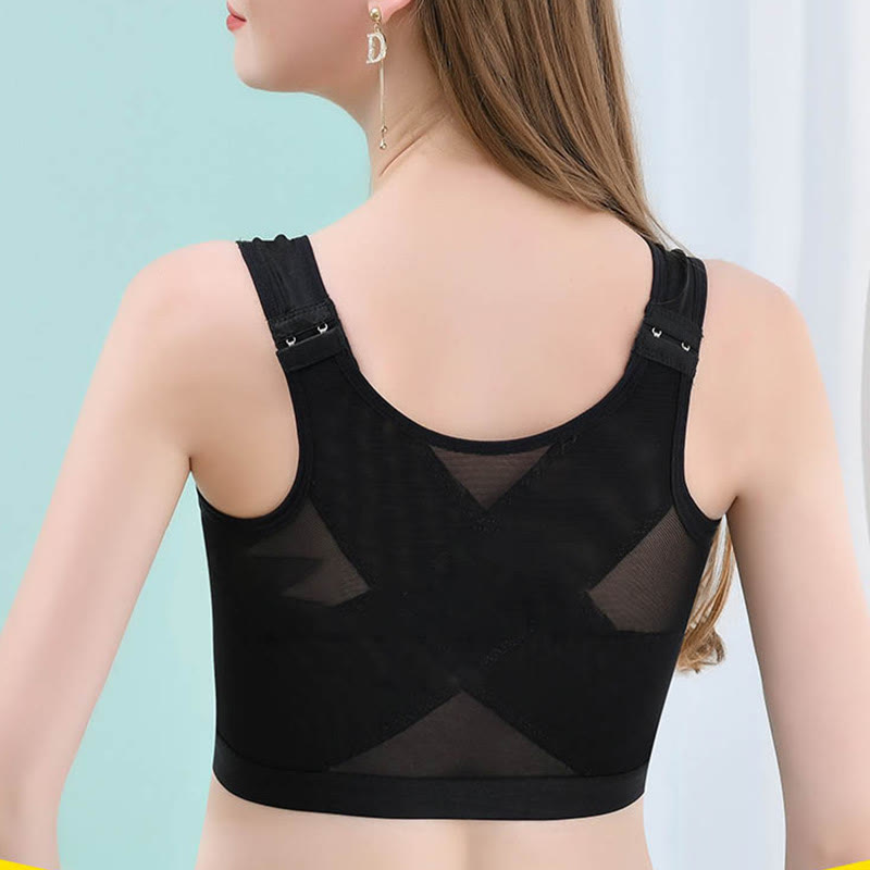 Plusock Plus Size Front Closure Sports Bras
