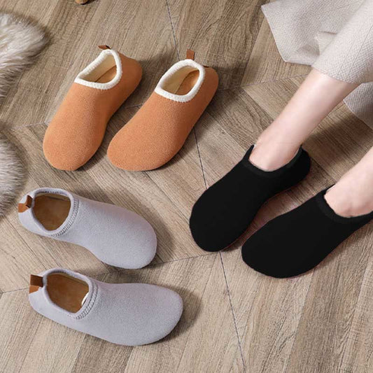 Plusock Plus Size Fleece Slipper Socks