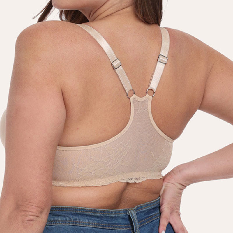 Plus Size Front Buckle Full Coverage Bras
