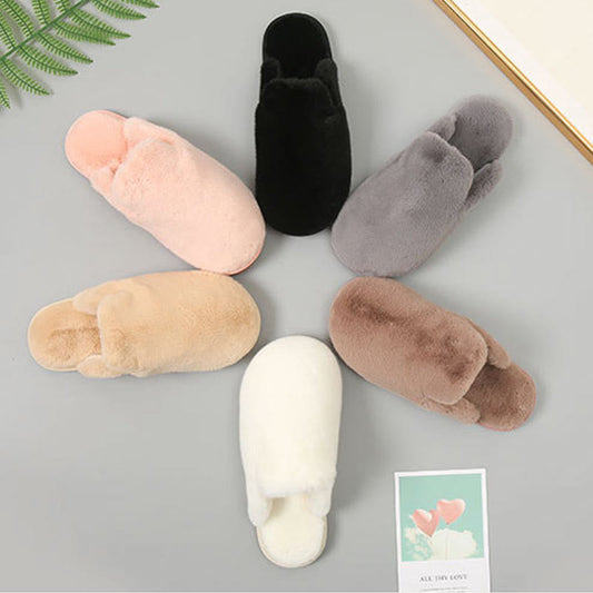 Plusock Plus Size Fuzzy House Slippers