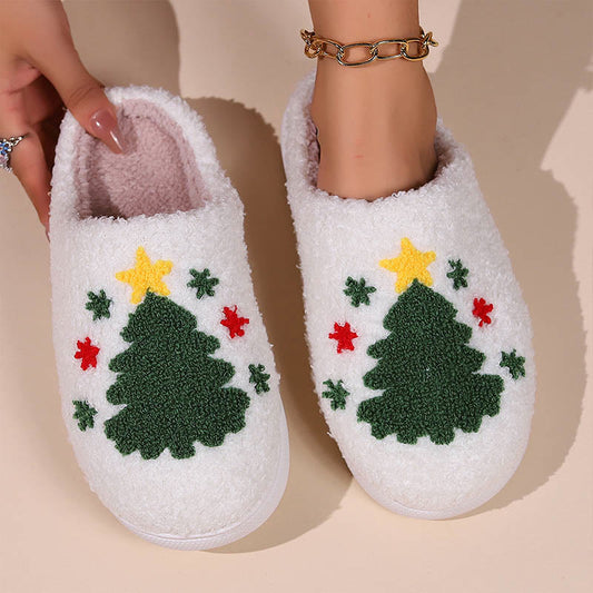 Plusock Plus Size Christmas Elements Slippers