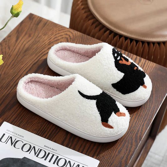 Plusock Plus Size Animal Pattern Slippers