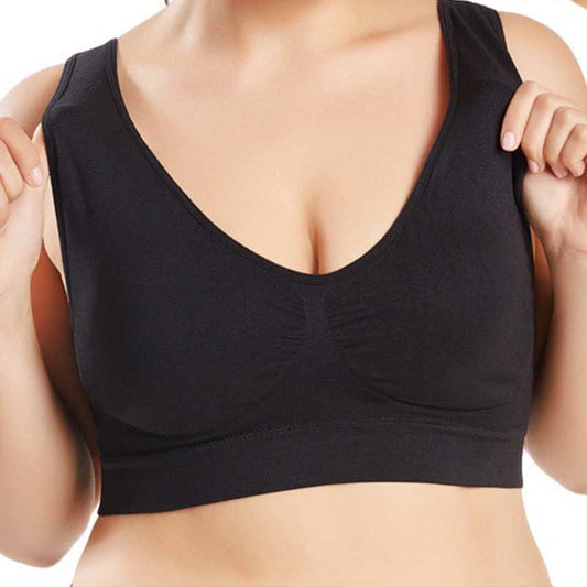 Plusock Plus Size Seamless Comfort Sports Bras