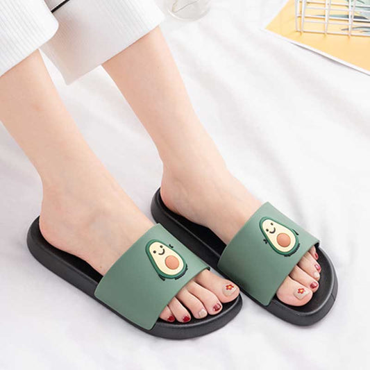 Plusock Plus Size Avocado Slides(2 Pairs)