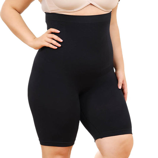 Plusock Plus Size High Waist Compression Shorts