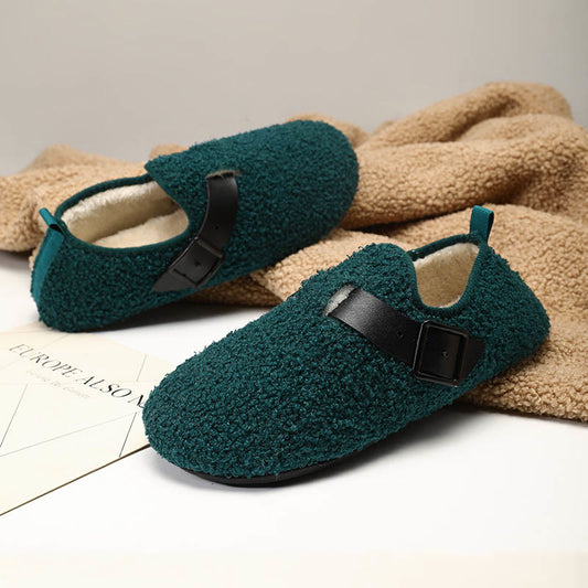 Plusock Plus Size Fashion Buckle Slipper Socks
