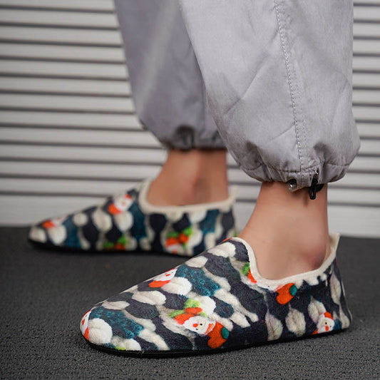 Plusock Plus Size Santa Claus Slipper Socks