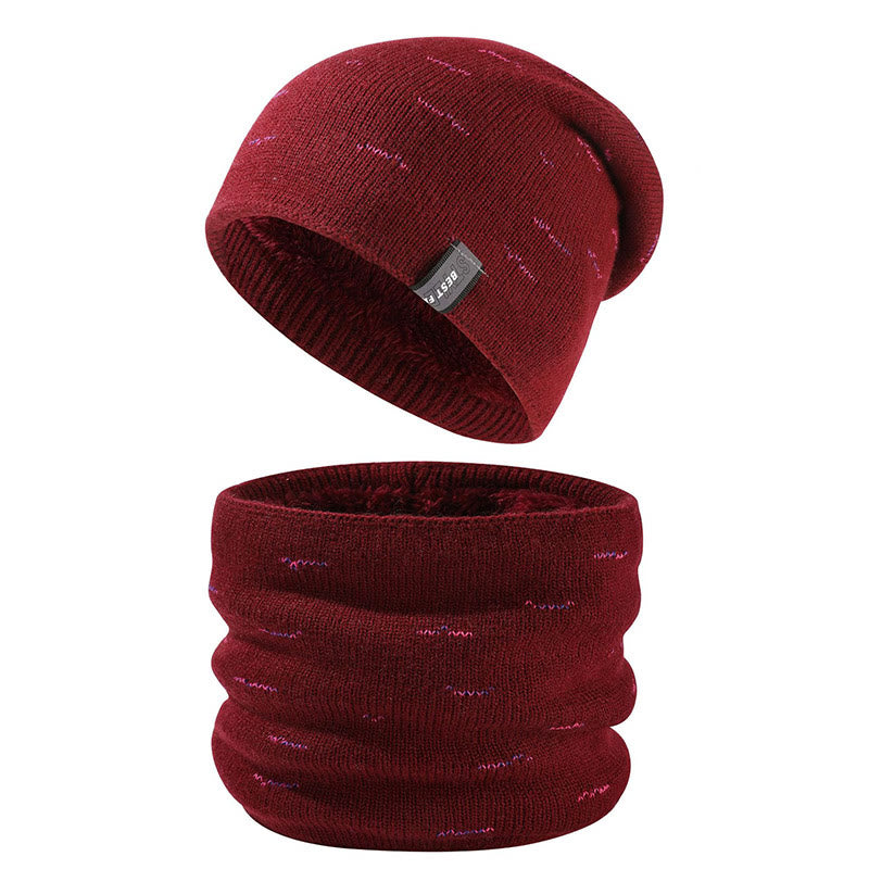 Fashion Warm Beanie Scarf 2 In 1 Set
