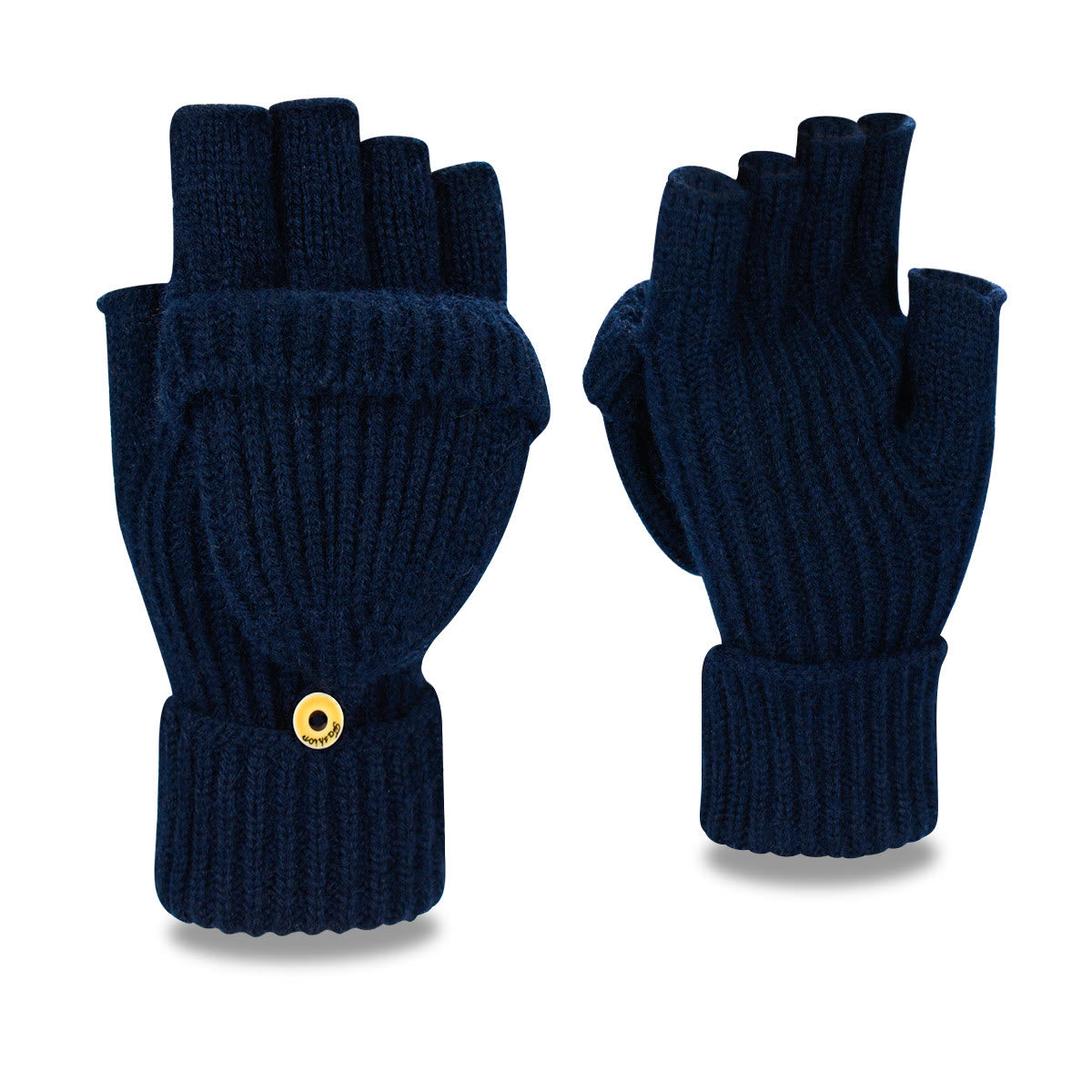 Plusock Winter Warm Knitted Fingerless Gloves