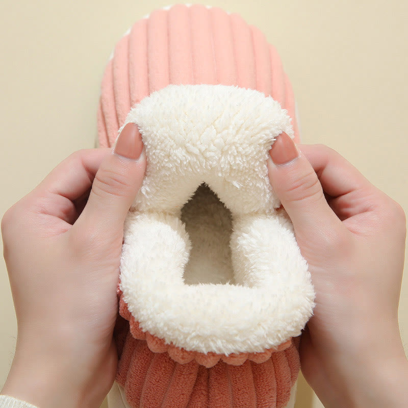 Plus Size Fur Lined House Slippers - image 5