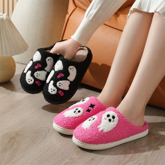 Plusock Plus Size Cute Ghost Slippers