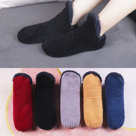 Plusock Plus Size Home Sleep Slipper Socks
