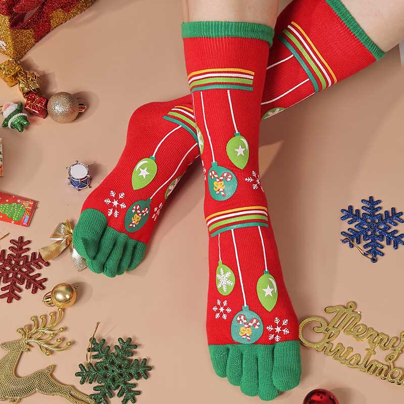 Plus Size Christmas Alignment Crew Socks(2 Pairs)