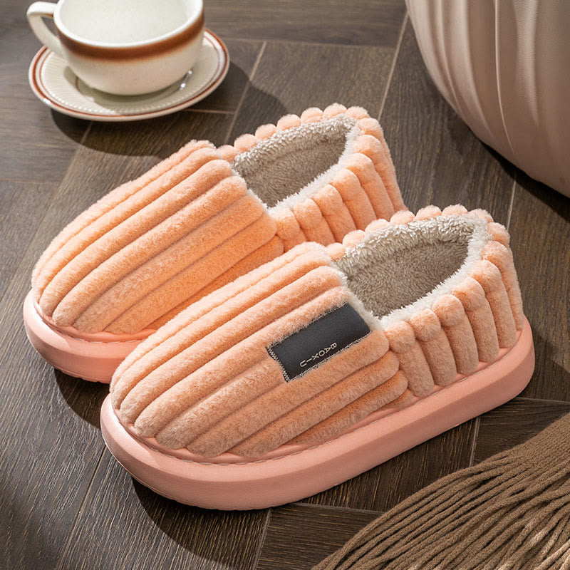 Plus Size Winter Plush Slippers