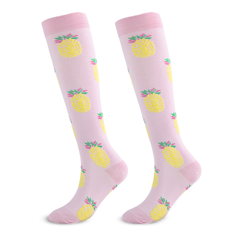 Plusock Animal Fruit Knee High Compression Socks(6 Pairs) - image 13