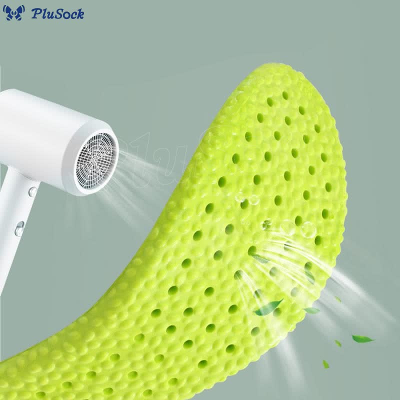 Plusock Plus Size Wormwoods Breathable Shoe Insoles