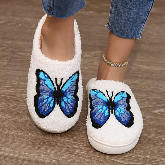 Plusock Plus Size Butterfly Slippers