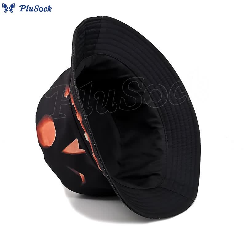 Plus Size Halloween Pumpkin Bucket Hat