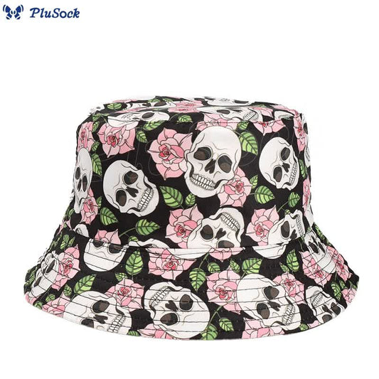 Plusock Plus Size Skull Series Bucket Hat