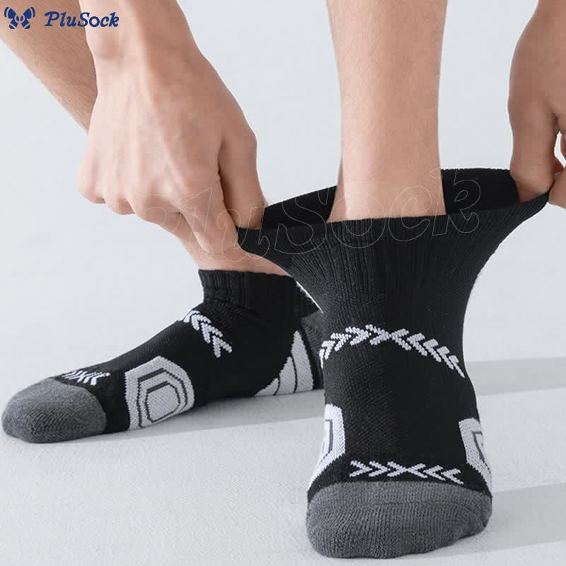 Plus Size No Fading Ankle Compression Socks(6 Pairs)