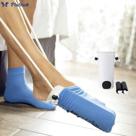 Plusock Unisex Disabled No Bending Compression Sock Aid
