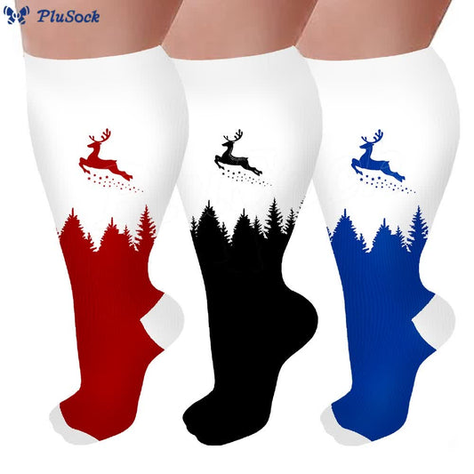 Plusock Plus Size Elk Compression Socks
