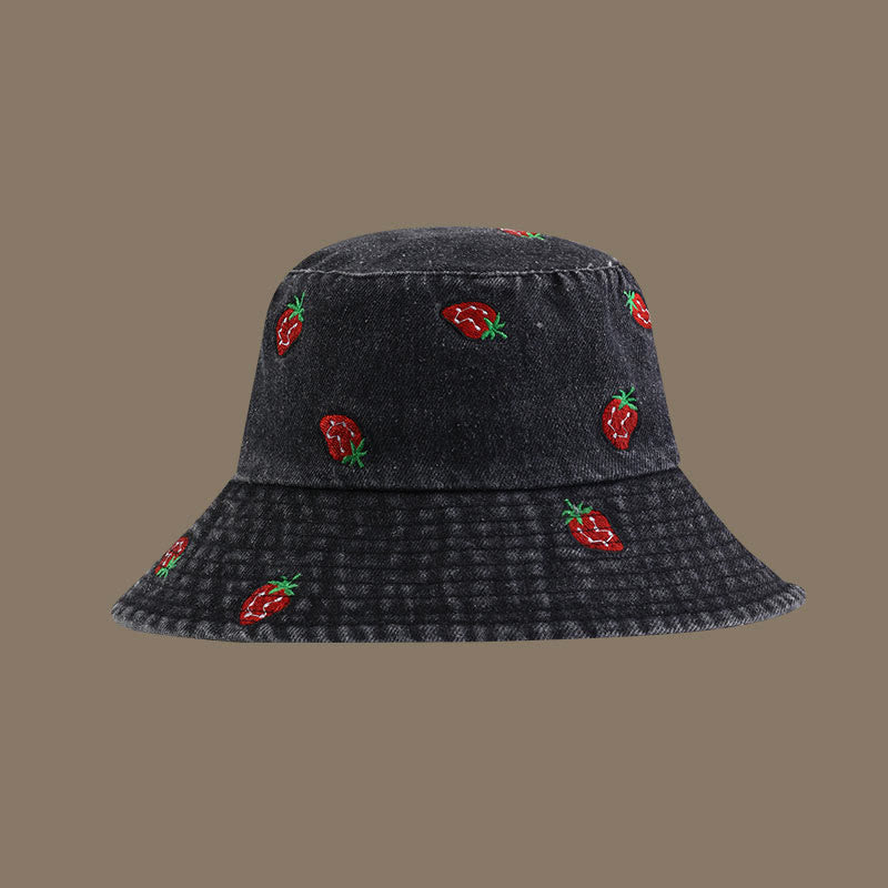 Plus Size Strawberry Bucket Hat