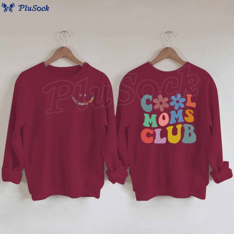 Plusock Plus Size Colorful Text Sweatshirt