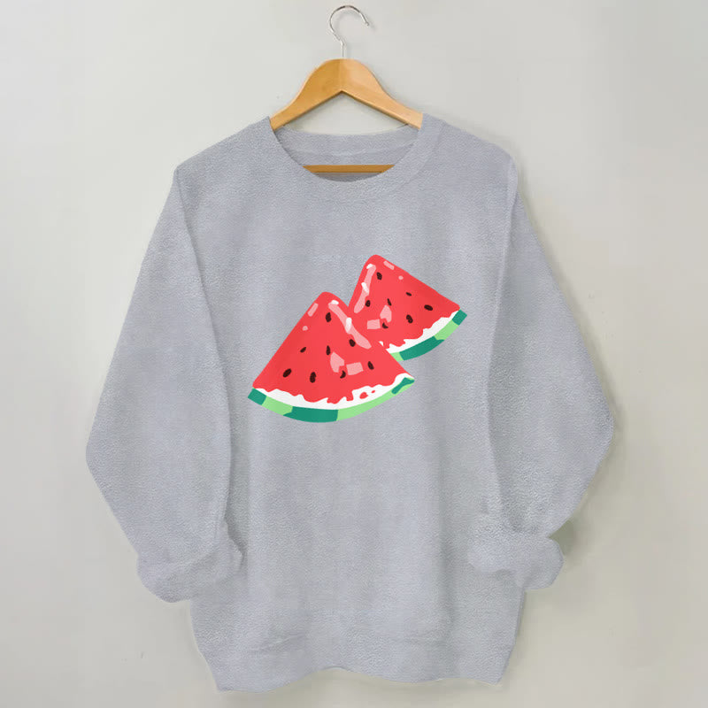 Plus Size Watermelon Sweatshirt