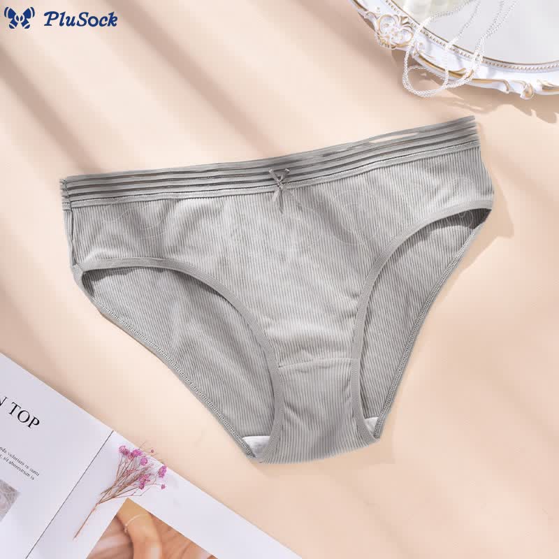 Plus Size Bow Panty(5 Packs)