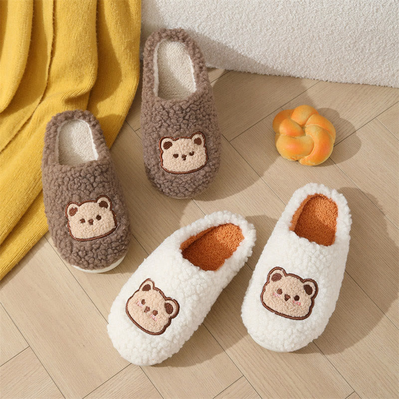 Plus Size Cartoon Bear Slippers