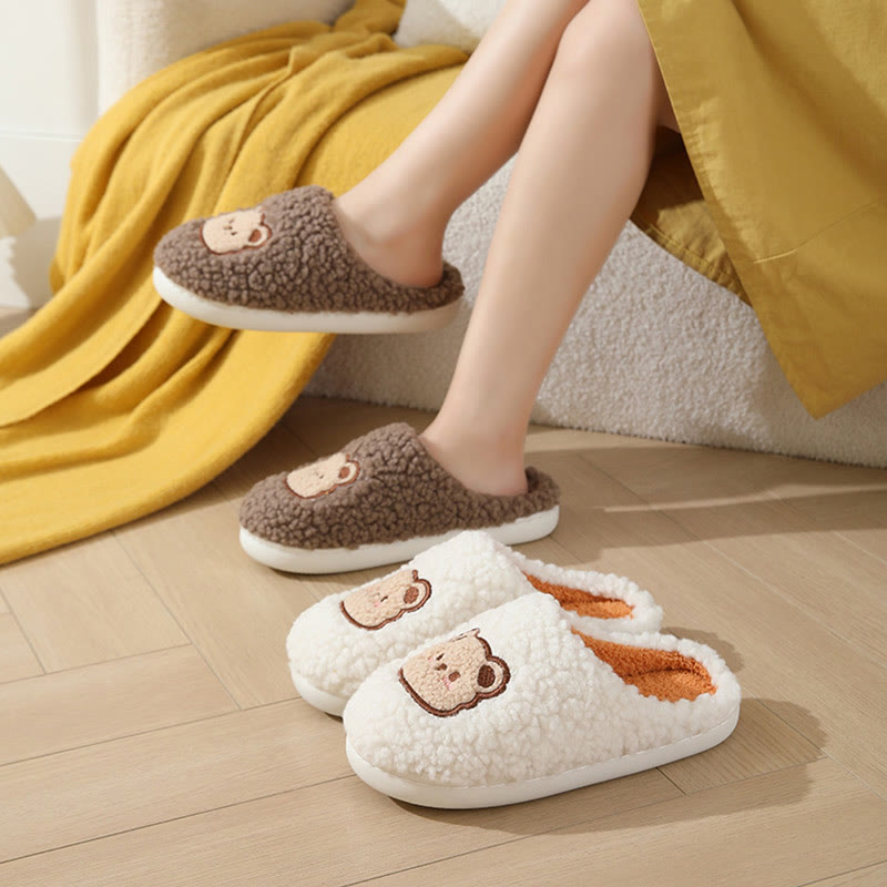 Plus Size Cartoon Bear Slippers