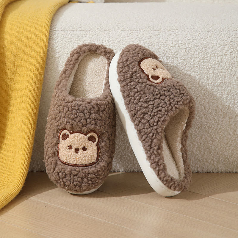 Plus Size Cartoon Bear Slippers