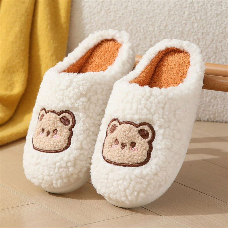 Plus Size Cartoon Bear Slippers