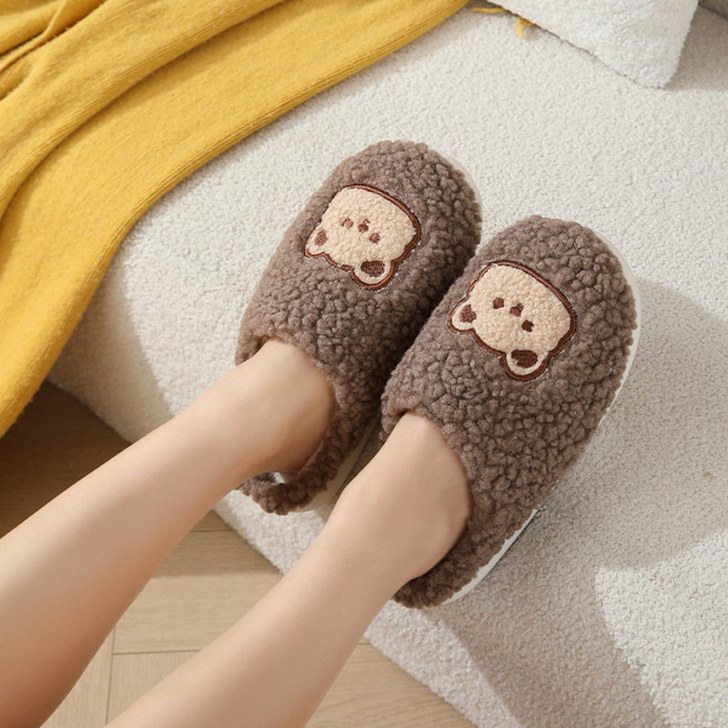 Plus Size Cartoon Bear Slippers