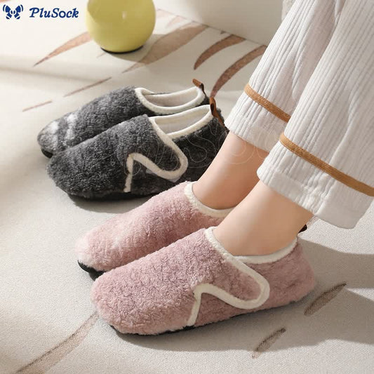 Plusock Plus Size Rip Tape Slippers