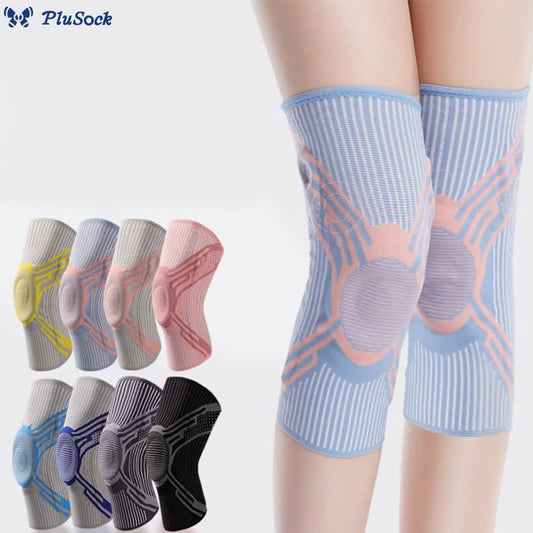 Plusock Silicone Pad Support Knee Sleeve