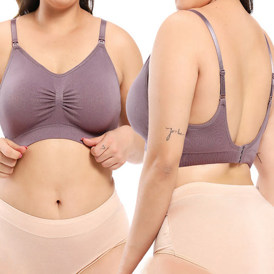 Plusock Plus Size Breastfeeding Wireless Bra