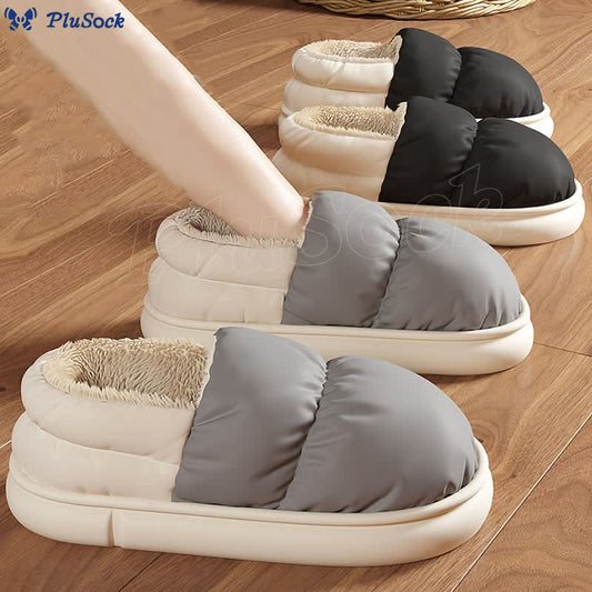 Plusock Plus Size Windproof Warm Slippers
