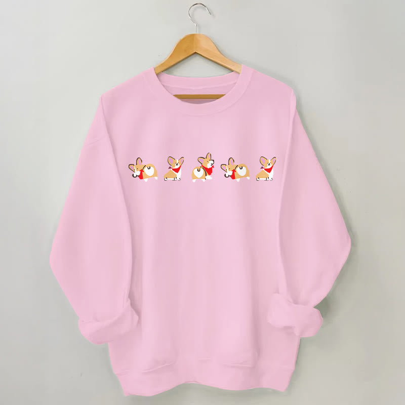 Plusock Plus Size Corgi Sweatshirt