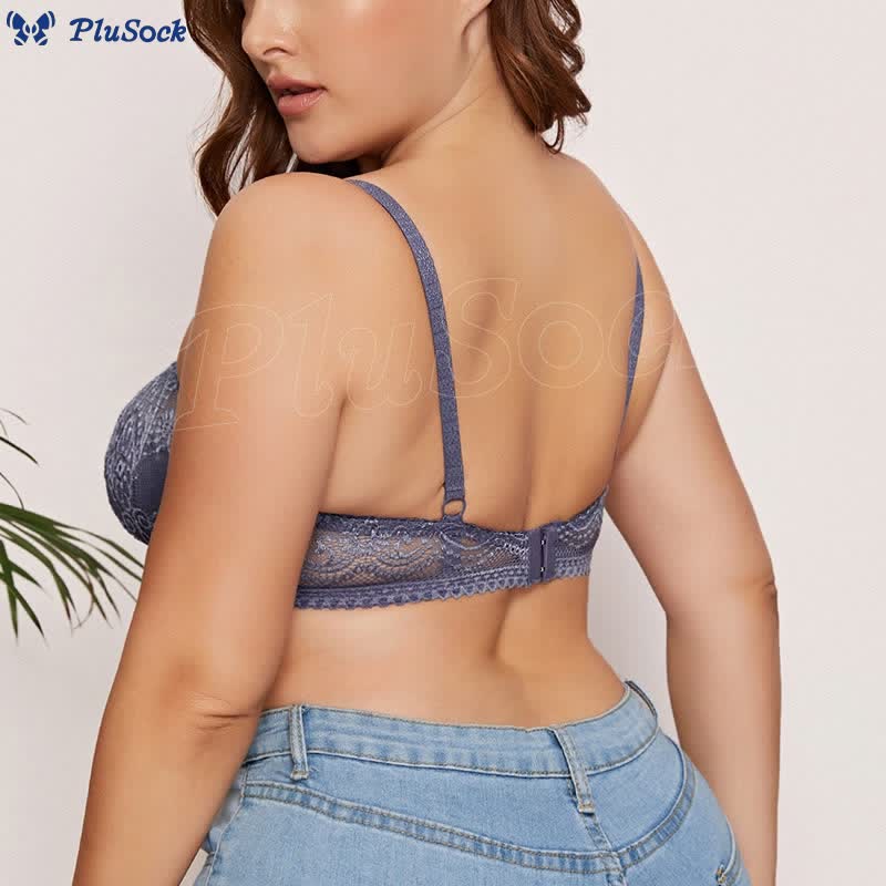 Sexy Sheer Lace Underwire Bra
