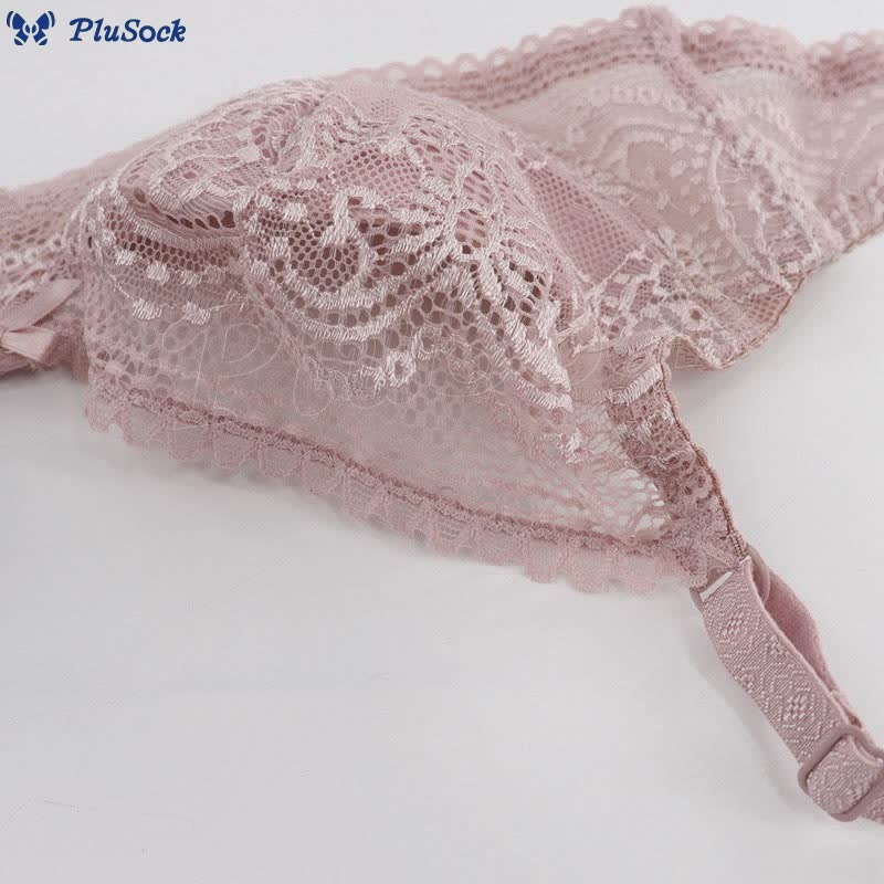 Sexy Sheer Lace Underwire Bra