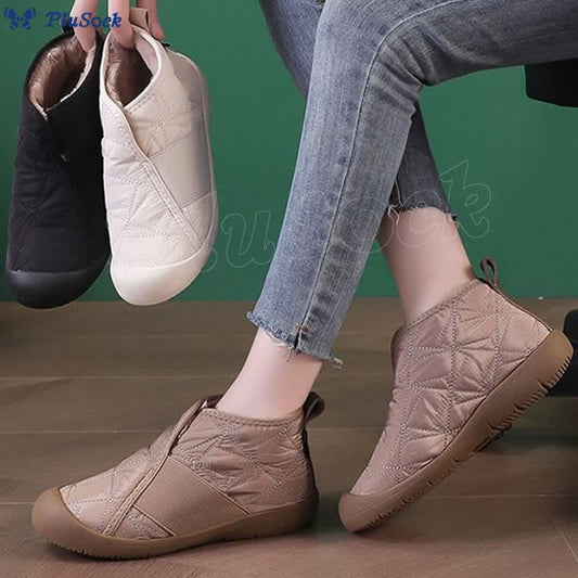 Plusock Plus Size Waterproof Warm Slippers